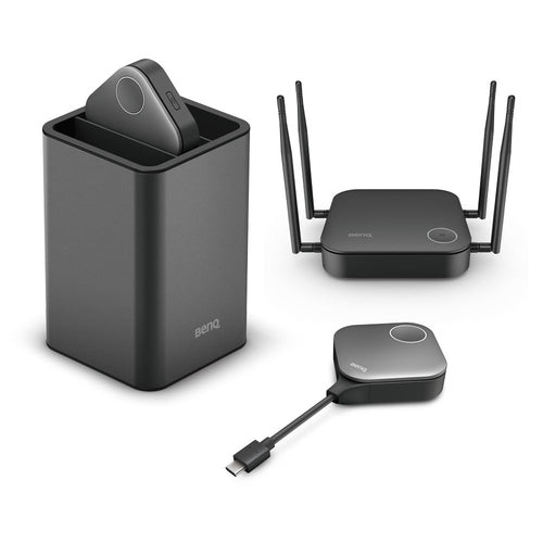 BenQ WDC20C – Drahtloses Präsentationssystem – inkl. 2 Buttons, 1 Host, 1 Kabel, USB-C