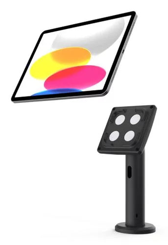 Compulocks Tablet-Ständer – für Tablets bis 8", Schraubbefestigung, Neigungsverstellung, 340° Drehung – Schwarz