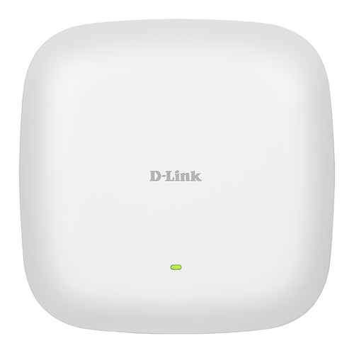 D-Link DAP-X2850 – Access Point – Wi‑Fi 6 (2,4/5 GHz), 3,6 Gbit/s, 2.5GbE, PoE, Wand/Decke