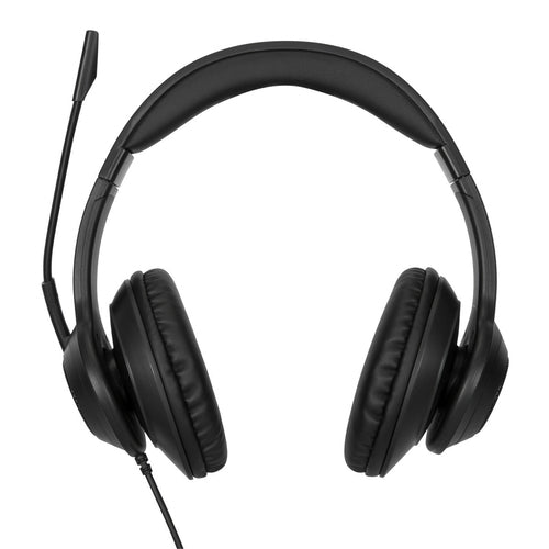 Targus AEH102GL Office-Headset – On-Ear, Stereo, Kabel, USB-A, Schwarz