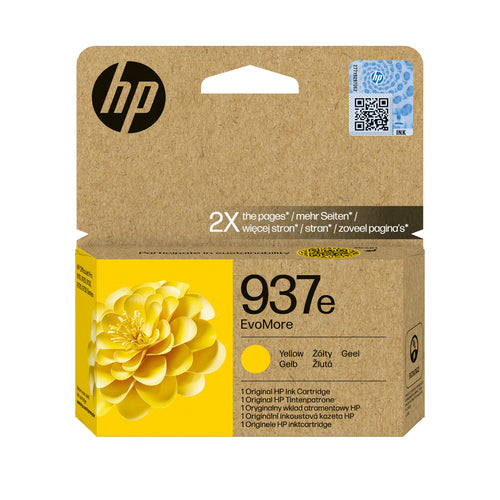 HP Tintenpatrone 937E (EVOMORE), Gelb
