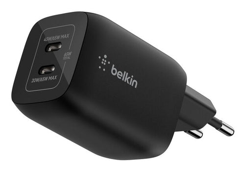 Belkin Ladegerät – 65 W, 2× USB-C, GaN