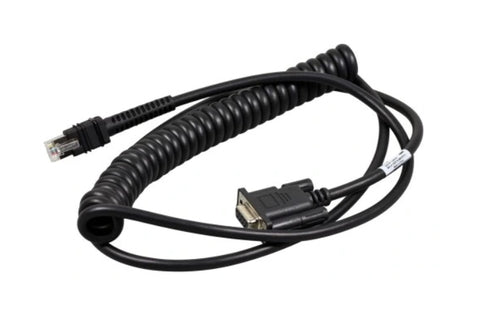 Zebra RS-232-Kabel – CBA-R73-C09ZAR – RS-232 auf DB-9, männlich zu männlich – für LI3678 – Schwarz – 2,8 m