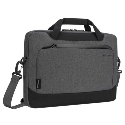 Targus Notebook-Tasche für bis 15,6" – abnehmbarer Schultergurt, Fronttasche – Grau