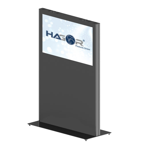 Hagor Prospektständer VIS-IT Totem – für 49–55" hoch/quer
