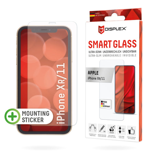 Displex Displayschutz (Panzerglas), 9H – für iPhone XR/11