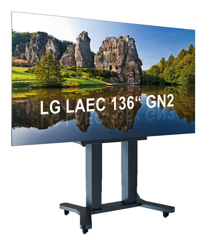 Hagor LAEC 136 GN2 – Displayständer, bis 136", motorisiert, Querformat, für LG LAEC 136, schwarz