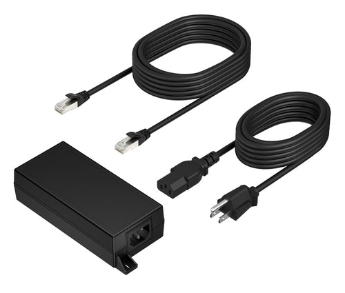Poly PoE-Injektor 65 W PoE++ (802.3bt), 2,5 Gbit/s – für Laptop – schwarz