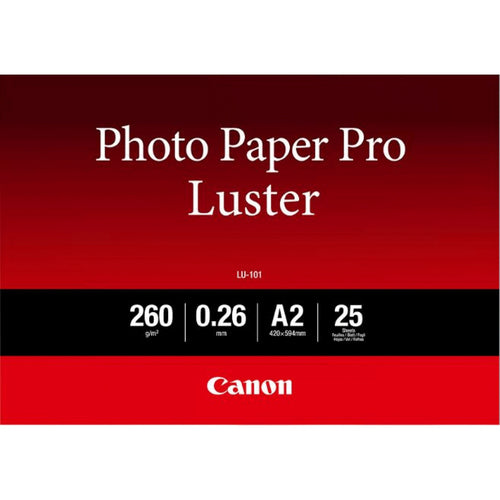 Canon LU-101 Fotopapier – seidenmatt, A2, 25 Blatt