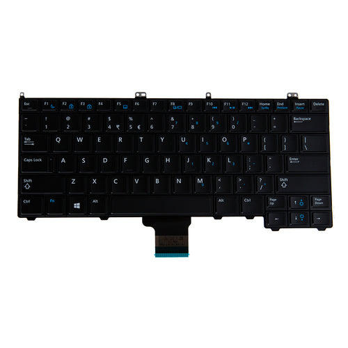 Origin Storage KB-5GDG9 – Notebook-Ersatztastatur – AZERTY (BE) – beleuchtet – für Dell Latitude 3510