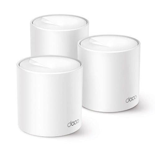 TP-Link Deco X50 Pro – Mesh-System, Wi-Fi 6, Dual-Band (2,4/5 GHz), bis 2402 Mbit/s, 3er-Set