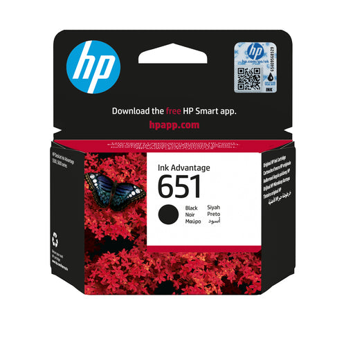HP Tintenpatrone 651, Schwarz