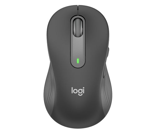Logitech M650 L Maus – kabellos, für Linkshänder, Graphit