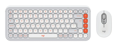 Logitech POP Icon (INTNL-973) – Tastatur, US-Layout (EN), Weiss