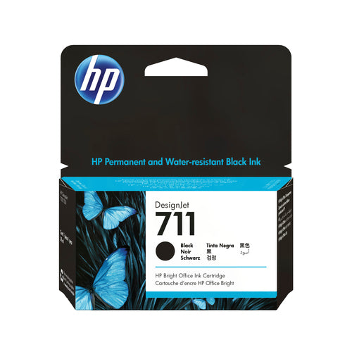 HP Tintenpatrone 711, Schwarz, 38 ml