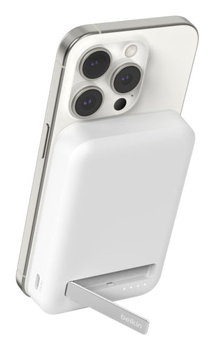 Belkin BoostCharge Pro – Powerbank (magnetisch/Wireless) – 8000 mAh, Wireless 15 W, Weiss