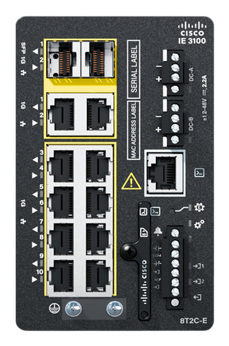 Cisco IE3100 – Switch – 6× 1G, 2× GE Combo, PoE+