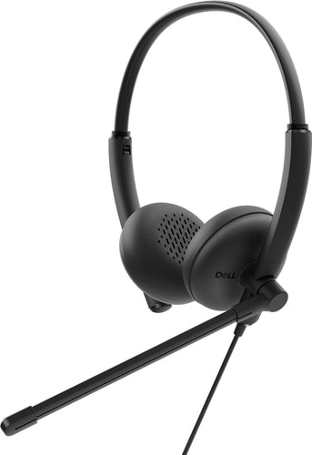 DELL WH125 Office-Headset – On-Ear, Stereo, Kabel (USB-C), Schwarz