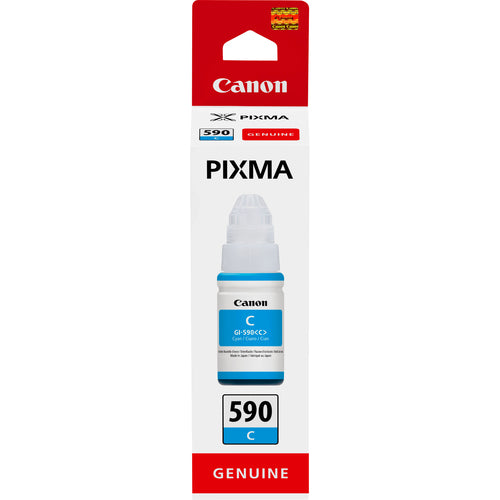 Canon Tintenpatrone GI-590C, cyan, 70 ml – für Tintenstrahldrucker/Multifunktionsgeräte