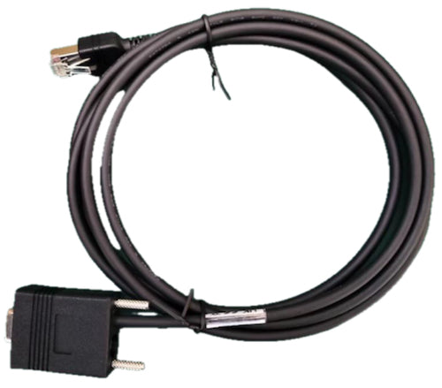 Zebra RS-232-Kabel – CBL-R20755-01 – DB-9 auf RJ-50 – Schwarz – 2,13 m