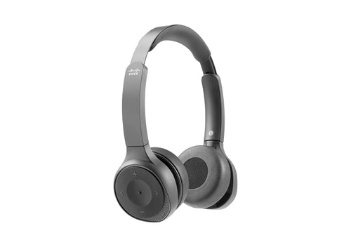 Cisco 730 – Duo On-Ear Headset – USB-A, Kabellos – Carbon-Schwarz