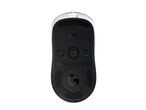 Logitech G PRO 2 LIGHTSPEED – Gaming-Maus – Kabellos (2,4 GHz), 32000 DPI, RGB-Beleuchtung, beidhändig, Weiss