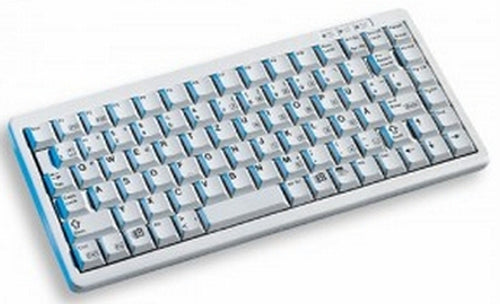 CHERRY G84-4100 – Tastatur, kabelgebunden (USB-A, PS/2), FR-Layout (FR), grau