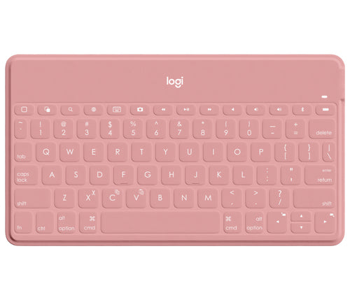 Logitech Keys-To-Go – Kabellose Tastatur (Bluetooth), CH-Layout (DE-CH), Rosa