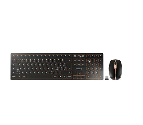 CHERRY DW 9100 SLIM – Tastatur, kabellos (Bluetooth/2,4 GHz), CZ/SK-Layout (CS/SK)