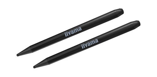 iiyama STYLUS-P13 – Dual-Tip-Stylus, 2er-Set, für TE12/TE14/TE18 Serie, Schwarz
