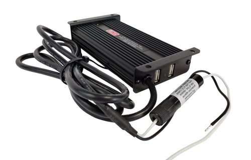 Gamber-Johnson 7300-0452 Geräte-Netzteil 5 V/4 A – isoliert, Eingang 12–32 V – USB-A×2