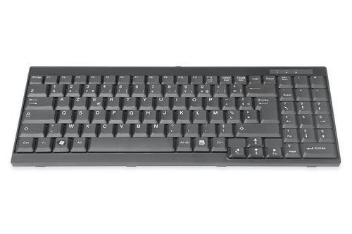 Digitus Tastatur, kabelgebunden, FR-Layout (FR), Fullsize (mit Ziffernblock) – für Windows