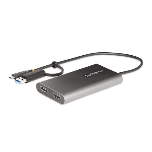 StarTech.com USB-C Multi-Monitor-Adapter USB-C zu 2× HDMI – 4K @ 60 Hz, 0,3 m, für Windows/Mac/Linux