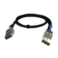 QNAP CAB-PCIE10M-8644-8X Kabel SFF-8644 zu SFF-8644 – 1 m, für TL-RX00PES-RP/QXP-3X8PES, Schwarz