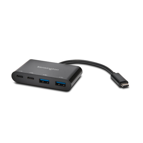 Kensington CH1000 USB-Hub – USB-C, 2× USB-A, für Windows/Mac/ChromeOS
