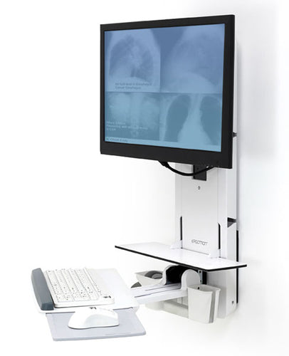 Ergotron Patientenzimmer VL18 STS – Wandhalterung, Weiss