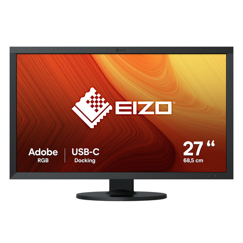 EIZO CS2731 – Monitor, 27", IPS, 60 Hz, 350 cd/m², Hardware-Kalibrierung, USB-C, VESA 100 × 100, Schwarz