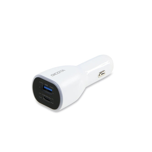DICOTA Autoladegerät – 100 W, 1× USB-A, Schnellladefunktion, 1,2 m Kabel
