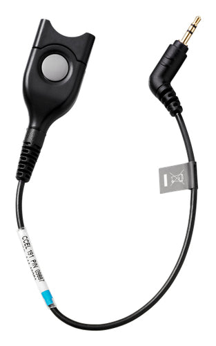 EPOS CCEL 191 – Headset-/Audiokabel, EasyDisconnect, 20 cm, 2,5 mm (3-polig), für SC-, CC- und SH-Serie
