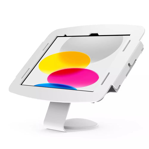 Compulocks Tablet-Tischhalterung – für iPad 10,9" (10. Gen.) – abschliessbar, VESA 75×75/100×100 – Weiss