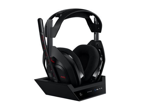 ASTRO Gaming A50 – Kabelloses Gaming-Headset für PS5/PC/Xbox, Boom-Mikrofon, mit Basisstation, Schwarz