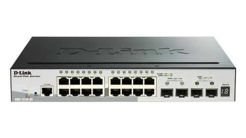 D-Link DGS-1510-52XMP/E – Managed Switch – 48×GbE, 4×SFP+, L3, PoE 370 W, 1U