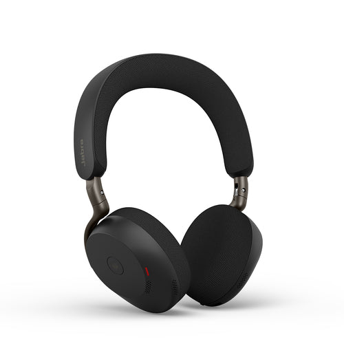 Jabra Evolve3 75 Office-Headset – On-Ear, Stereo, BT, MS Teams zertifiziert, mit USB-A-Dongle, Schwarz