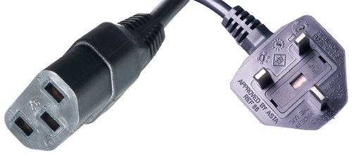 HPE Netzkabel, IEC C13 auf BS 1363, 1,9 m