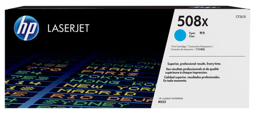 HP Toner 508X – cyan, 9500 Seiten