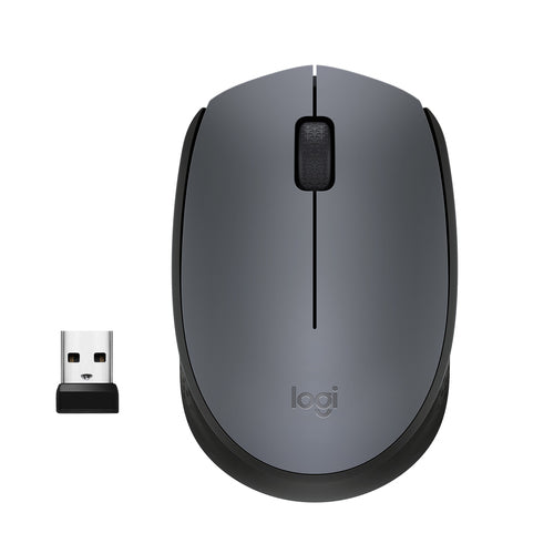 Logitech M170 Maus – kabellos, grau