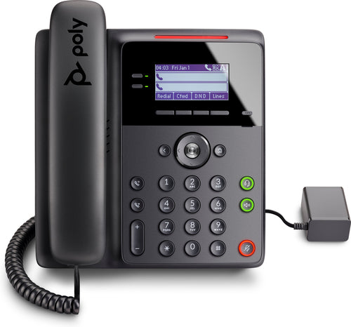 Poly Edge B10 – IP-Telefon, 2 SIP-Konten, 2,8", Gigabit, Schwarz