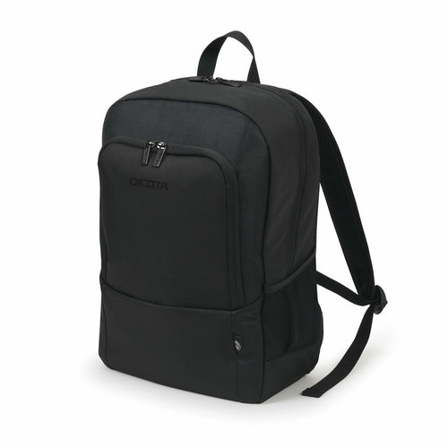 DICOTA Notebook-Rucksack bis 14,1" – 20 l, aus recycelten Materialien – Schwarz
