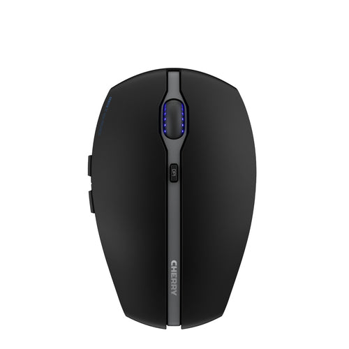 CHERRY Gentix BT Gaming-Maus – kabellos, Bluetooth, 2'000 dpi, 7 Tasten, beidhändig, schwarz