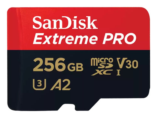 SanDisk EXTREME PRO Speichergerät – 256 GB, microSDXC, 200/140 MB/s